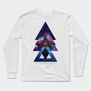 Triangle Universe Space Long Sleeve T-Shirt